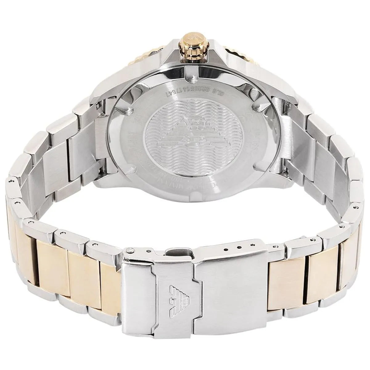 Emporio Armani World Explorer AR11682 Two-Tone Blue Dial Men's Watch