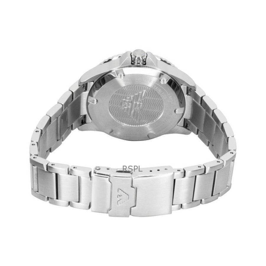 Emporio Armani World Explorer AR11683 All Silver Dial Men's Watch