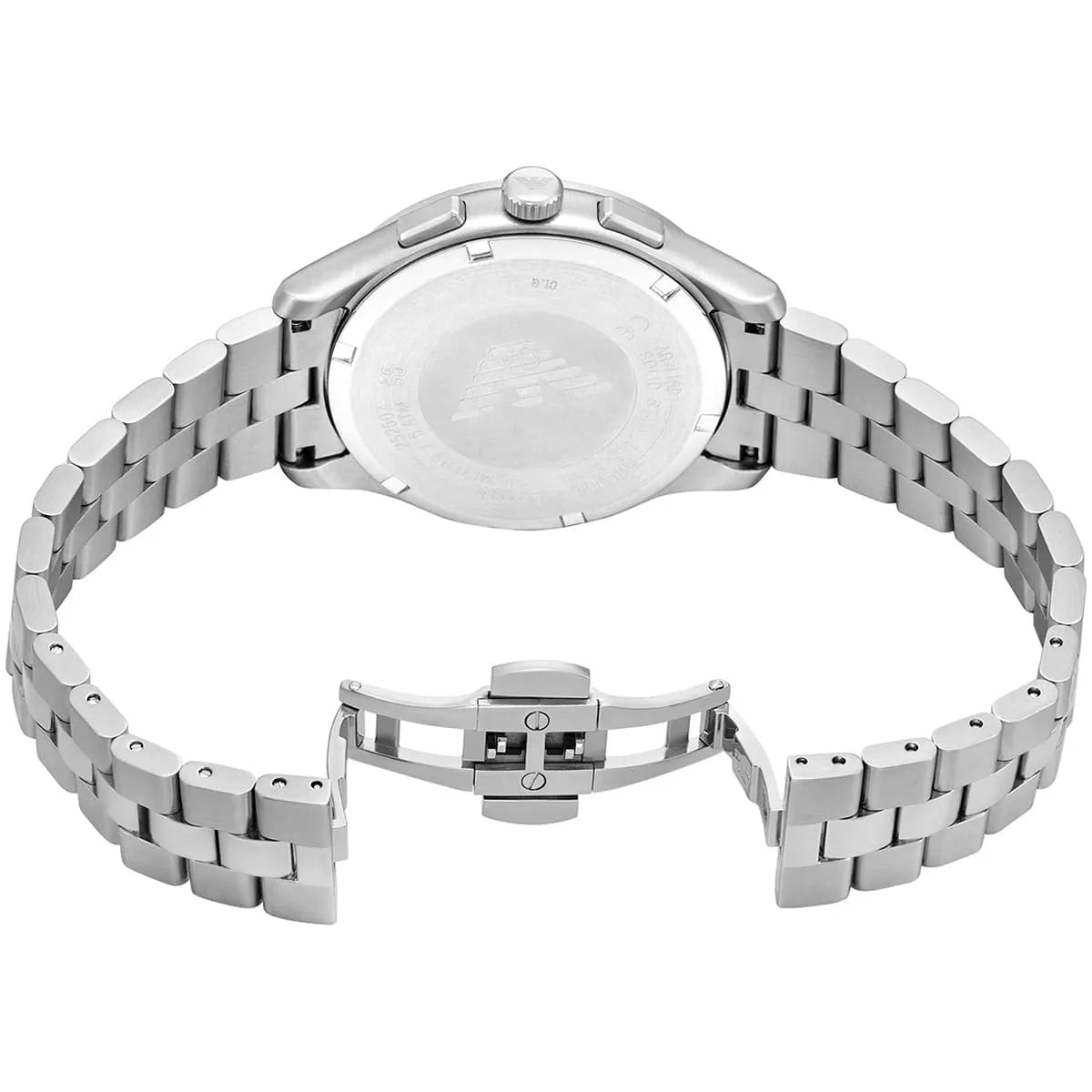 Emporio Armani Dario AR11691 Chronograph Black Dial Silver Stainless Steel Men's Watch