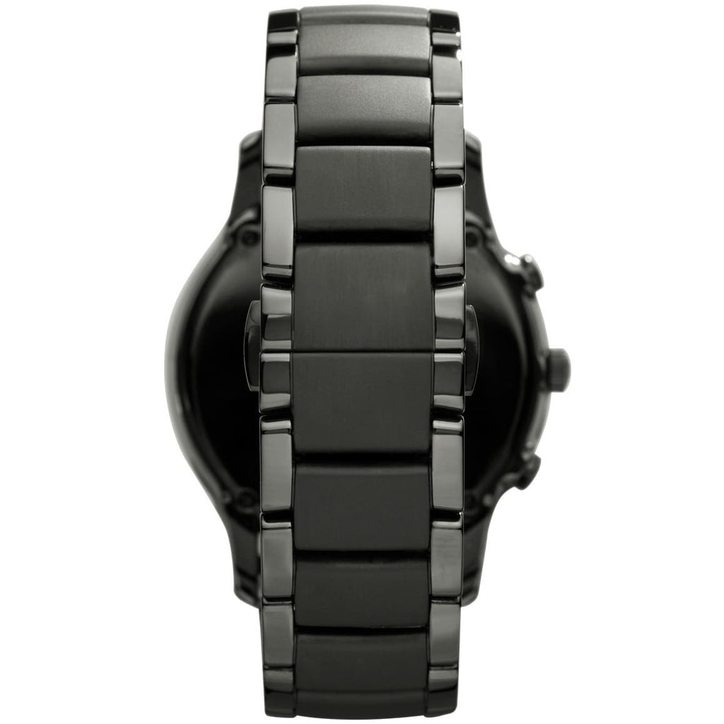 Emporio Armani AR1452 Men’s Black Dial Black Ceramic Ceramica Chronograph Watch
