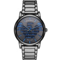 Emporio Armani Luigi AR60029 Meccanico Skeleton Gunmetal & Blue Watch