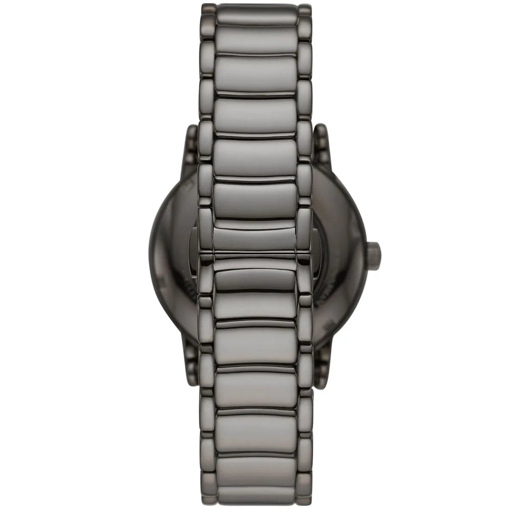 Emporio Armani Luigi AR60029 Meccanico Skeleton Gunmetal & Blue Watch