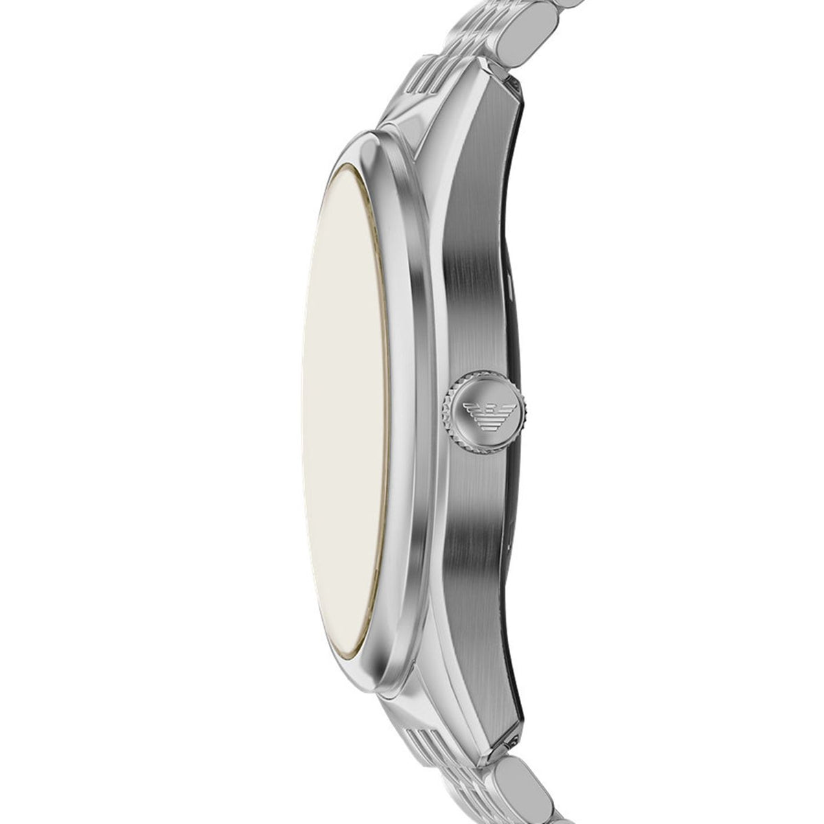 Emporio Armani Antonio AR60095 Silver-Tone Beige Skeleton Automatic Men's Watch