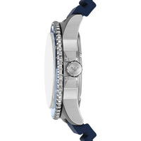 Emporio Armani AR11592 Blue Dial GMT Diver 100M Rubber Strap Watch