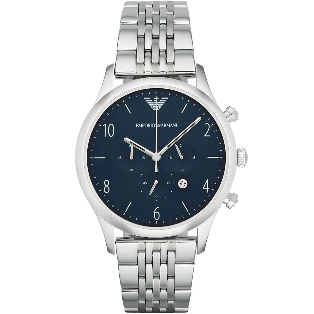 Emporio Armani Beta AR1942 Blue Dial Multi-Link Watch