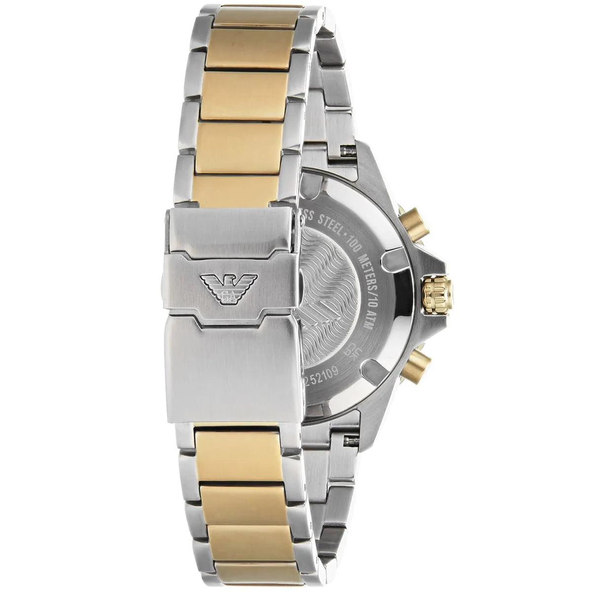 Emporio Armani Diver AR11361 Two-Tone Green Dial Watch