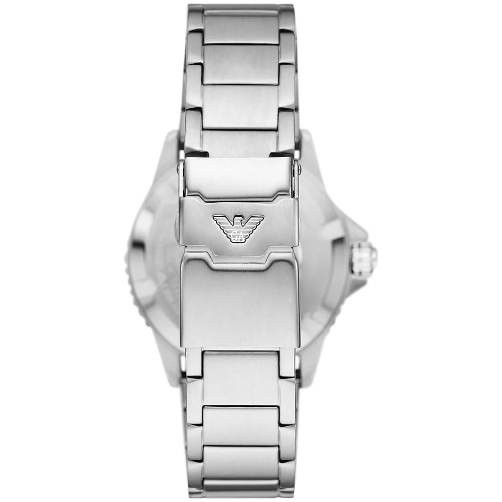 Emporio Armani Diver AR11589 GMT Green & Black Bezel Men's Watch