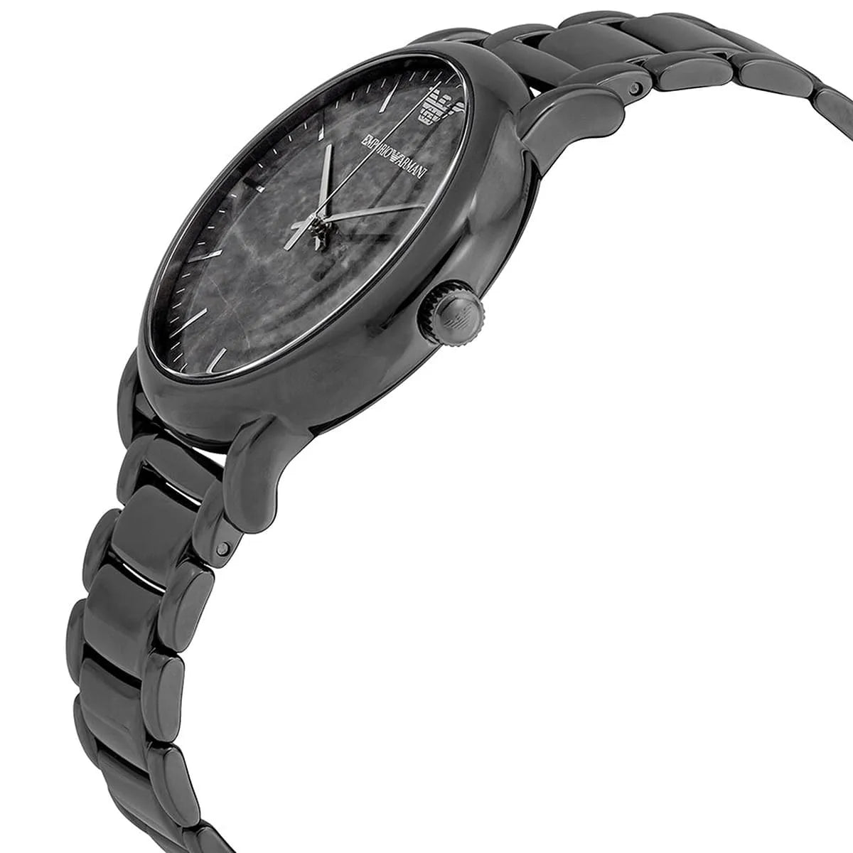 Emporio Armani Luigi AR11155 Gunmetal Watch with Marble Dial