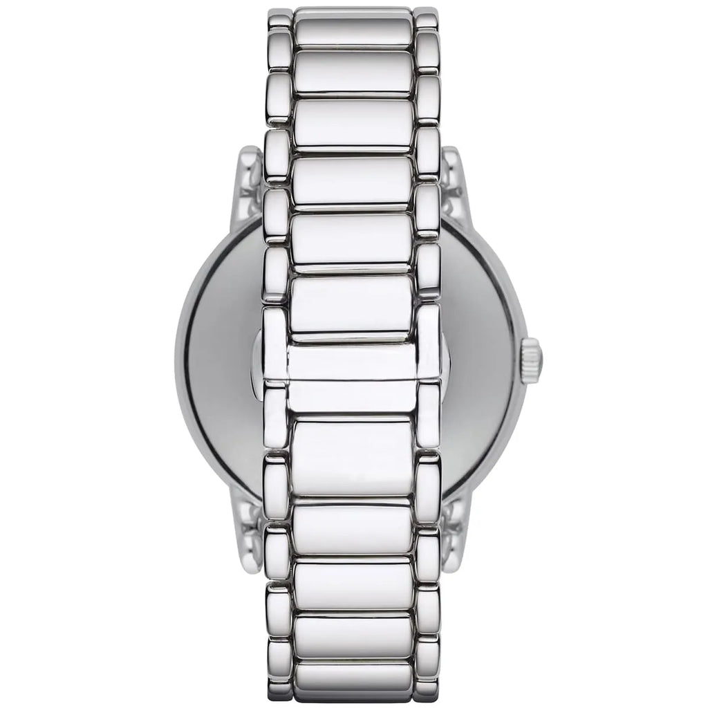 Emporio Armani Luigi AR1854 White Dial Silver Steel Watch