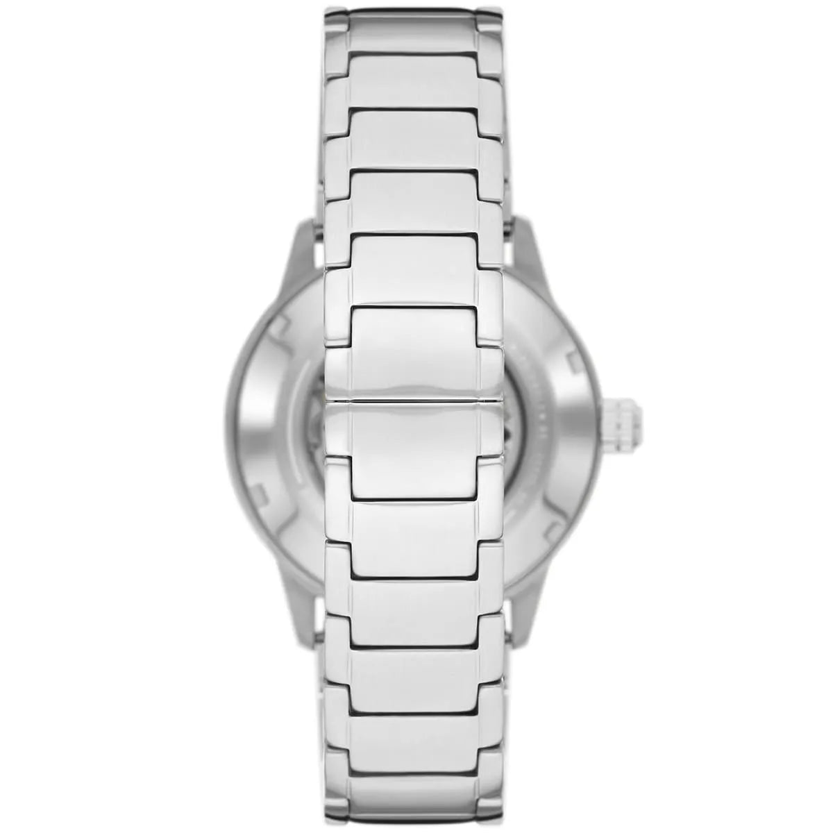Emporio Armani Mario AR60052 Meccanico Automatic Skeleton Blue Dial Watch