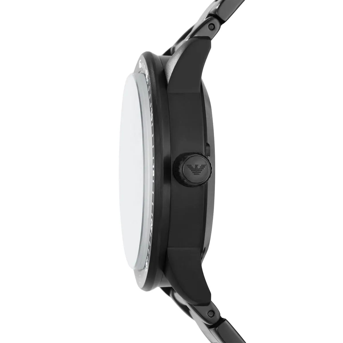 Emporio Armani Mario AR60054 Meccanico Automatic Skeleton All-Black Watch