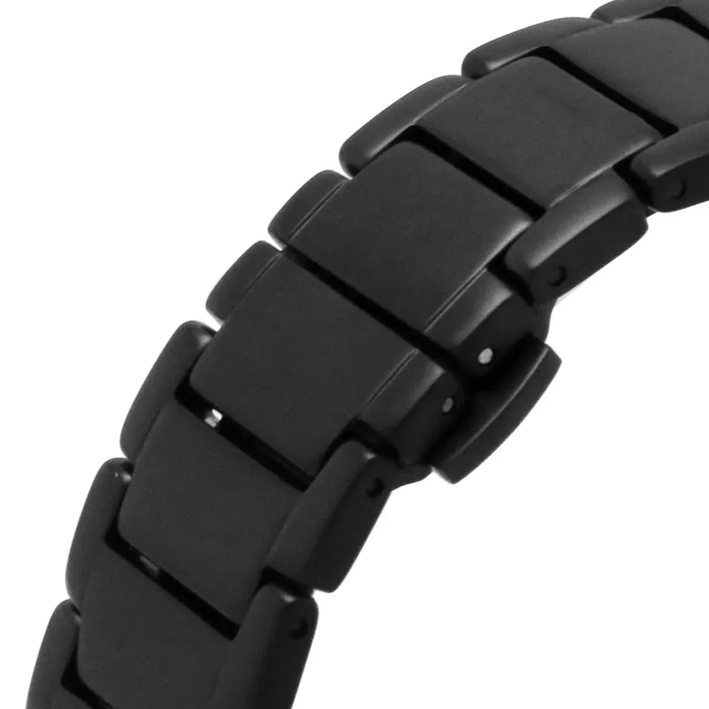 Emporio Armani Mario AR60054 Meccanico Automatic Skeleton All-Black Watch