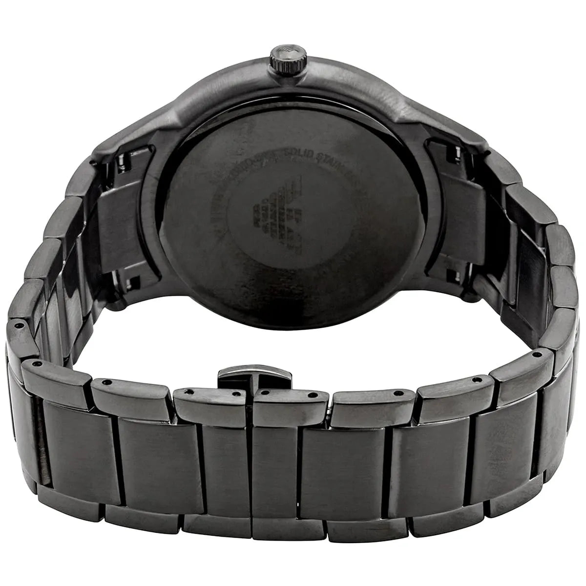 Emporio Armani Renato AR11183 Gunmetal Watch with Beige Geometric Dial