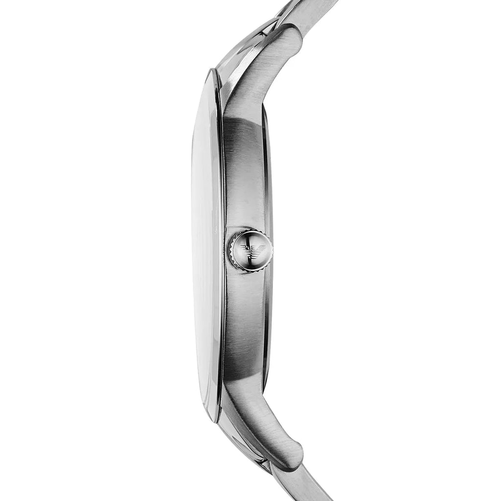 Emporio Armani Renato AR11189 Silver Textured Dial Watch