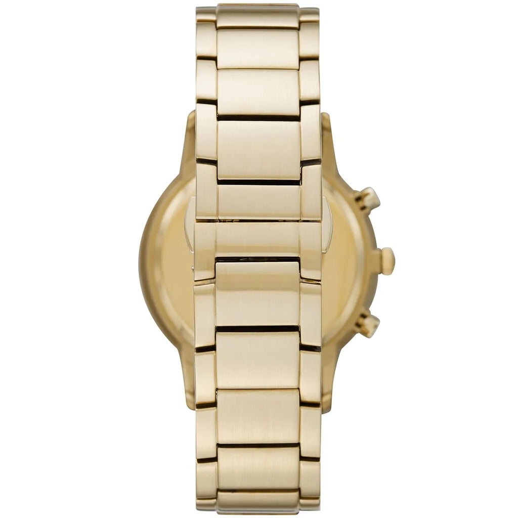 Emporio Armani Renato AR11332 Gold Chronograph Off-White Dial Watch