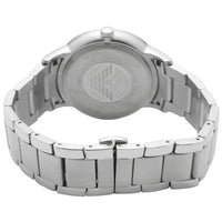 Emporio Armani Renato AR2431 Silver Sunray Dial Steel Watch