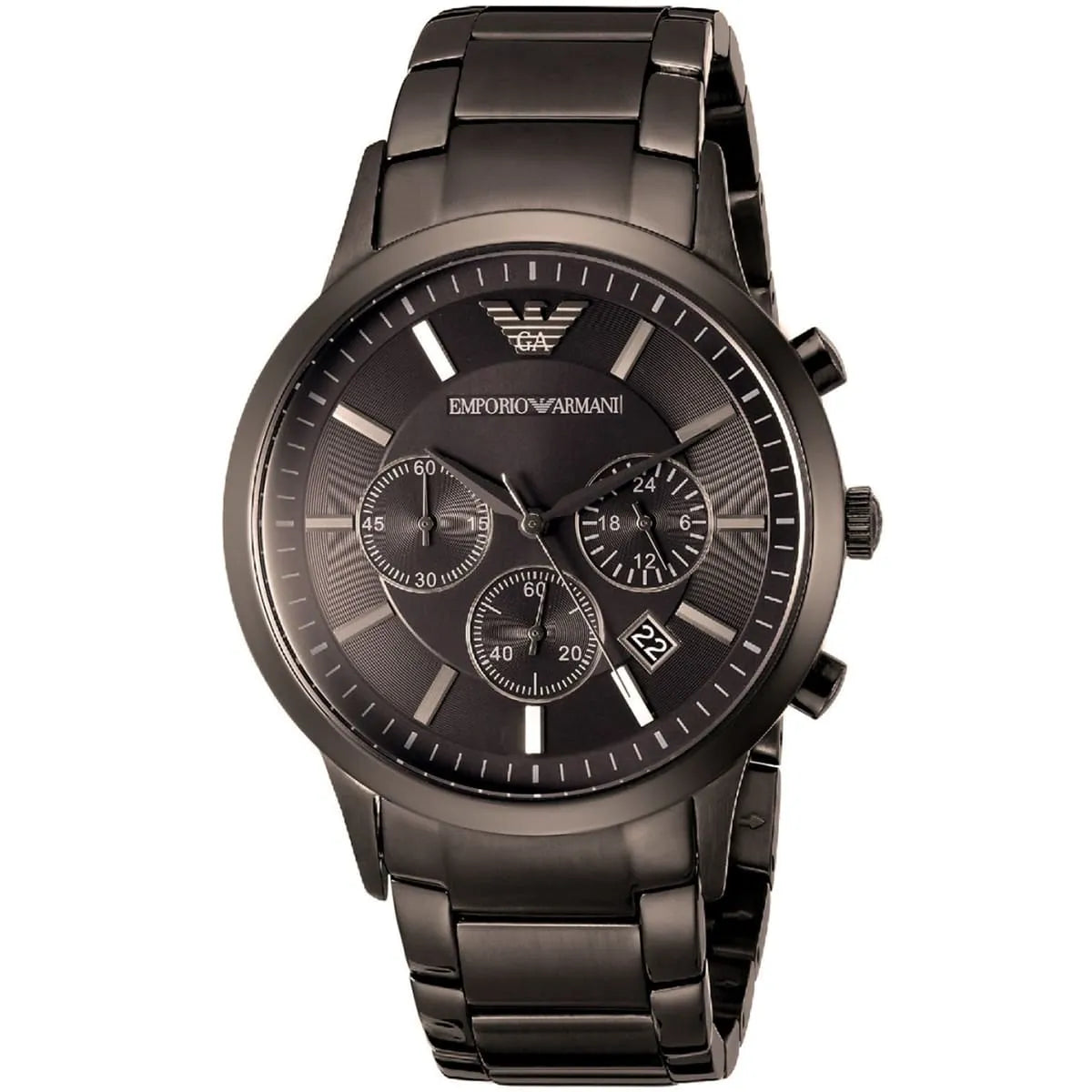Emporio Armani Renato AR2454 All-Black Chronograph Watch