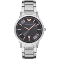 Emporio Armani Renato AR2514 Grey Dial Rose Gold Accents Watch