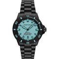 Emporio Armani Sea Explorer AR60084 Automatic Tiffany Blue Dial Black Watch