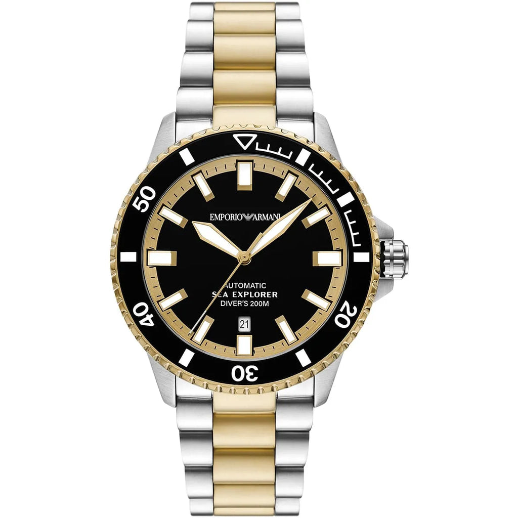 Emporio Armani Sea Explorer AR60089 Automatic Two-Tone Diver's Watch