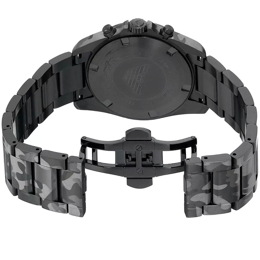 Emporio Armani Sigma AR11027 Black Camouflage Chronograph Watch