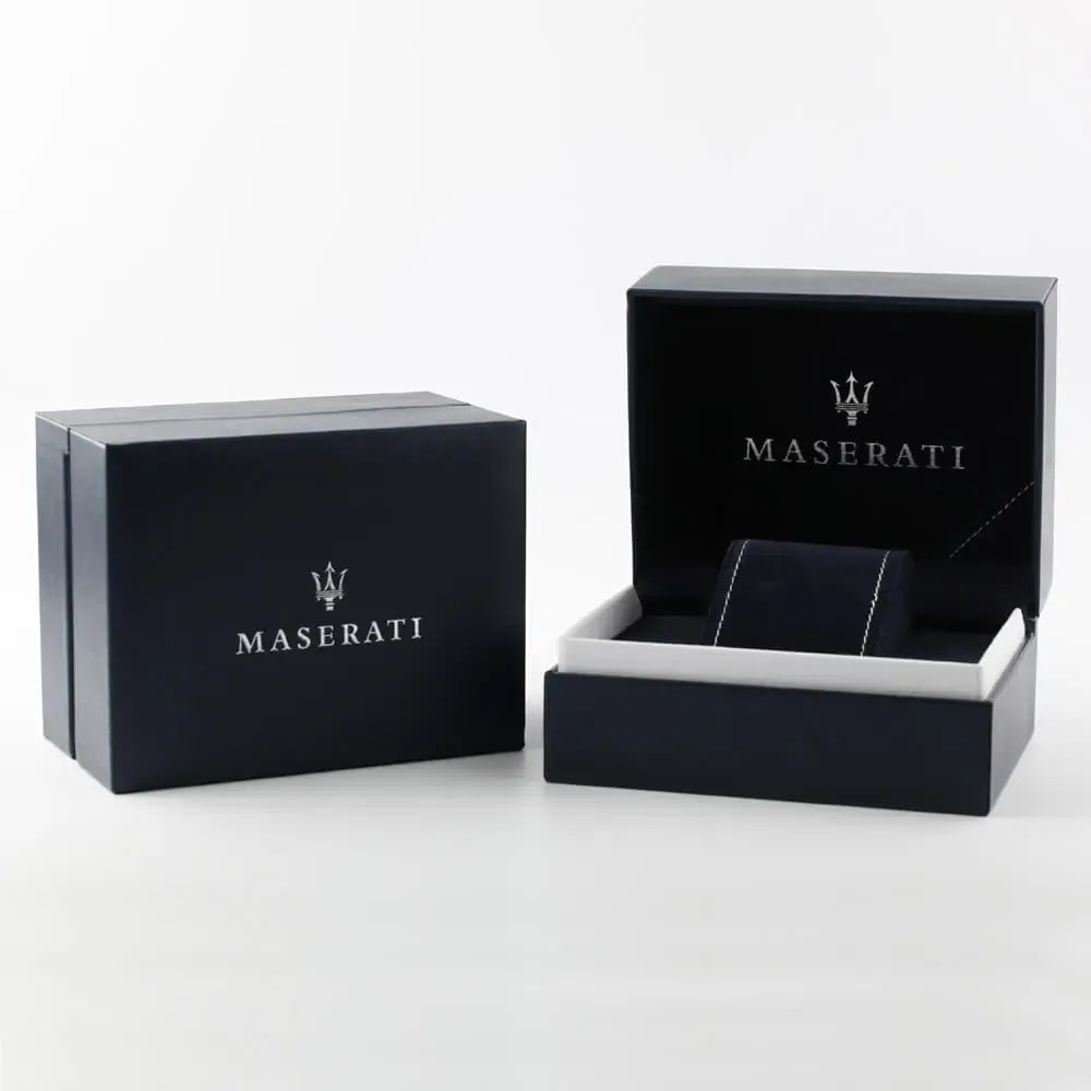 Maserati Epoca R8873618034 Silver Jubilee Bracelet White Dial Men's Watch