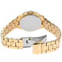 Michael Kors Lennox MK7394 Gold-Tone Watch with Pavé Leopard Print Dial