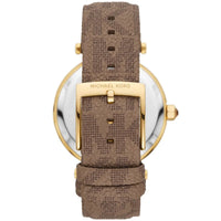 Michael Kors Liliane MK2973 Gold Watch with Yellow MK Logo Strap