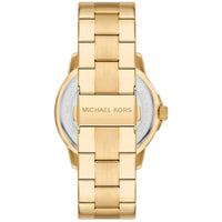 Michael Kors Brynn MK7317 Gold-Tone Watch with Oversized MK Logo Dial