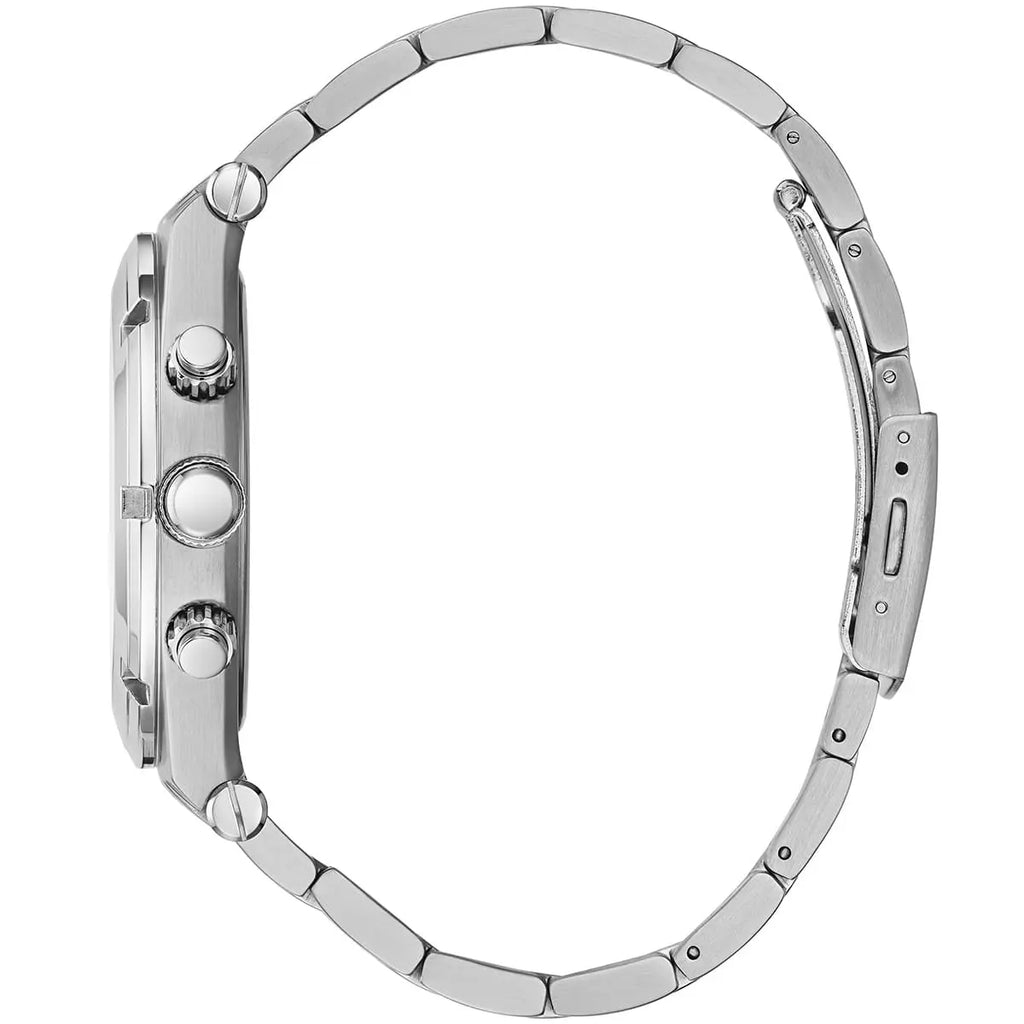 Guess Continental GW0260G1 Silver Tone Black Dial Watch