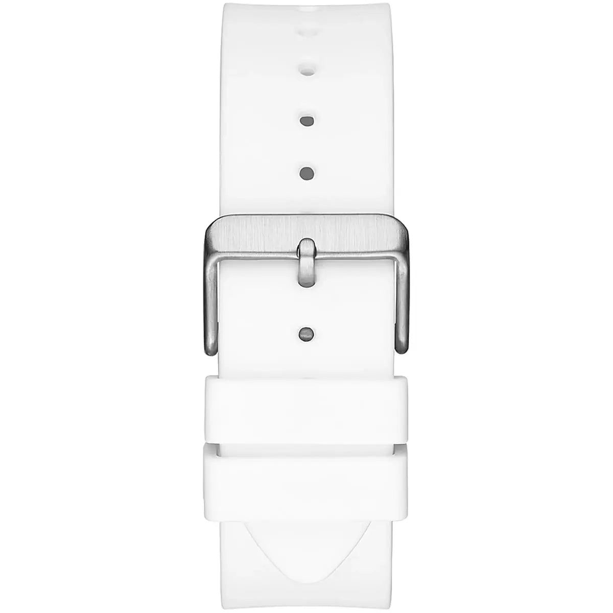 Guess Phoenix GW0203G2 White Rubber Case Skeleton Dial Rubber Strap Men's Watch