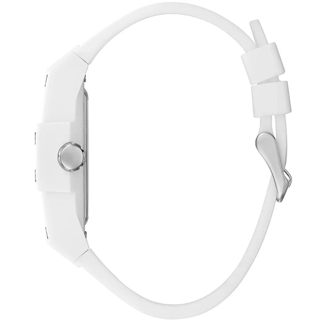 Guess Phoenix GW0203G2 White Rubber Case Skeleton Dial Rubber Strap Men's Watch