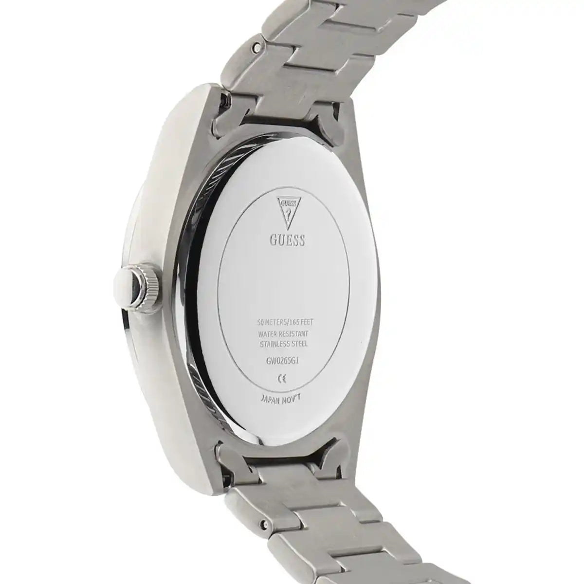 Guess Connoisseur GW0265G1 Silver Case Black Dial Men's Watch