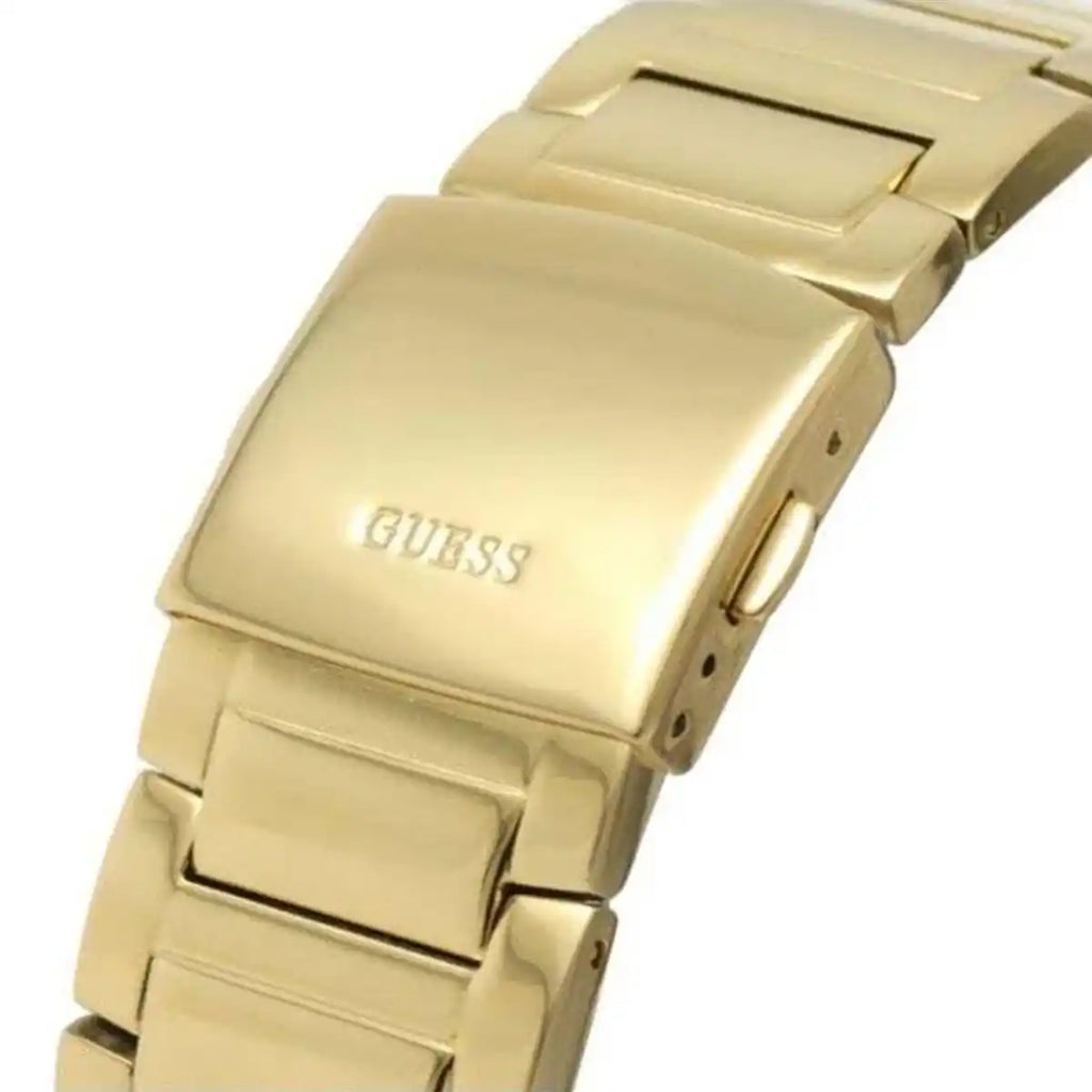 Guess Headline GW0497G2 Full Gold Crystal Encrusted Skeleton Men's Watch