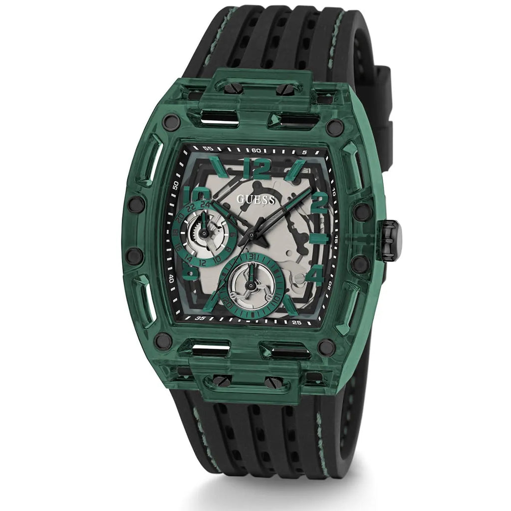 Guess GW0499G7 Phoenix Green Transparent Men's Watch