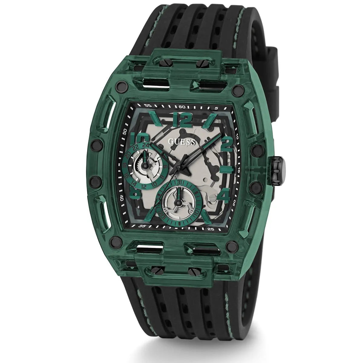 Guess GW0499G7 Phoenix Green Transparent Men's Watch