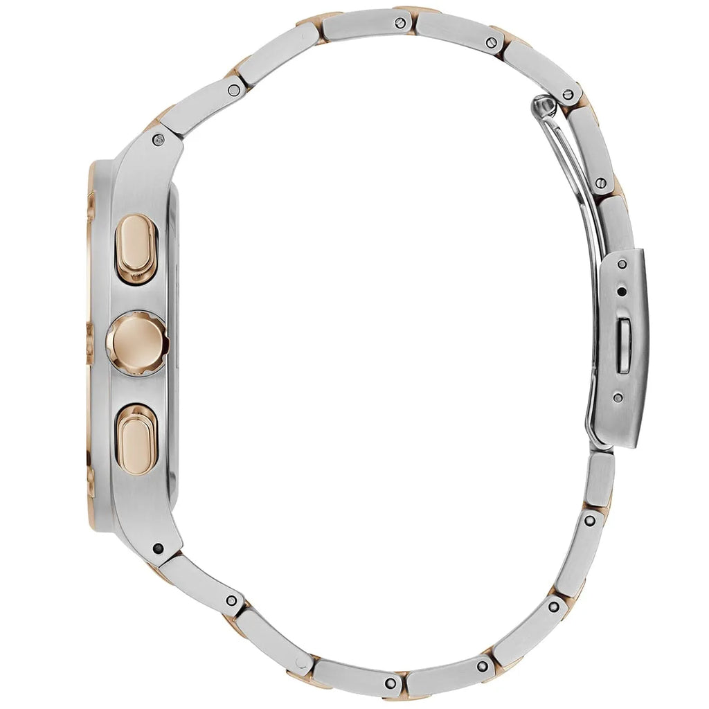 Guess Headline GW0572G4 Two-Tone Silver & Rose Gold Blue Dial Men's Watch