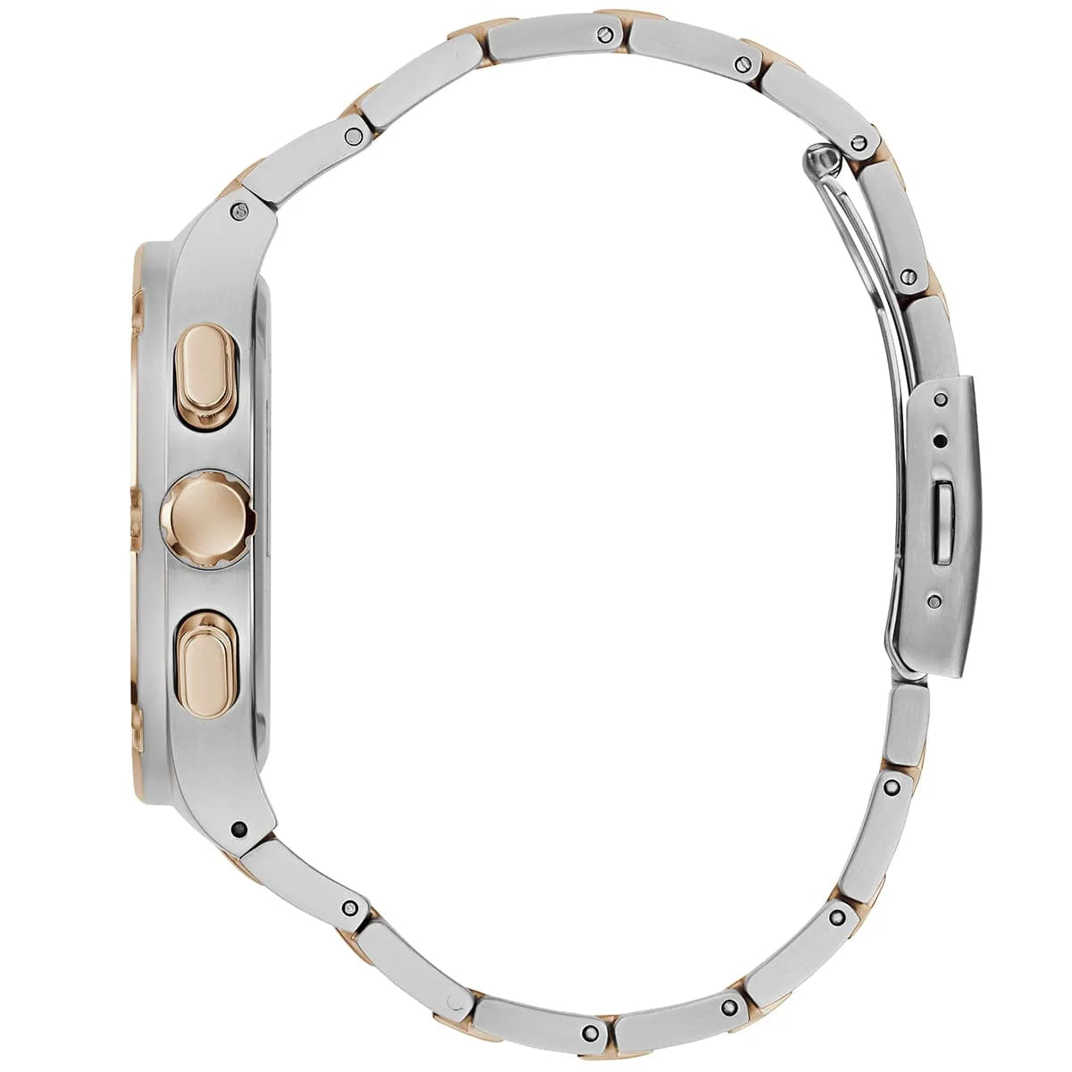 Guess Headline GW0572G4 Two-Tone Silver & Rose Gold Blue Dial Men's Watch