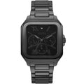 Guess GW0631G2 Full Black Square Case Multifunction Dress Men's Watch