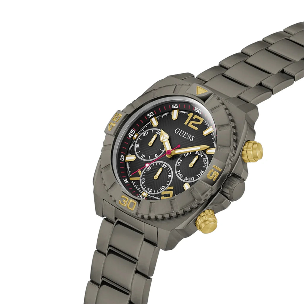 Guess Traction GW0800G2 Gunmetal Stainless Steel Multifunction Men's Watch