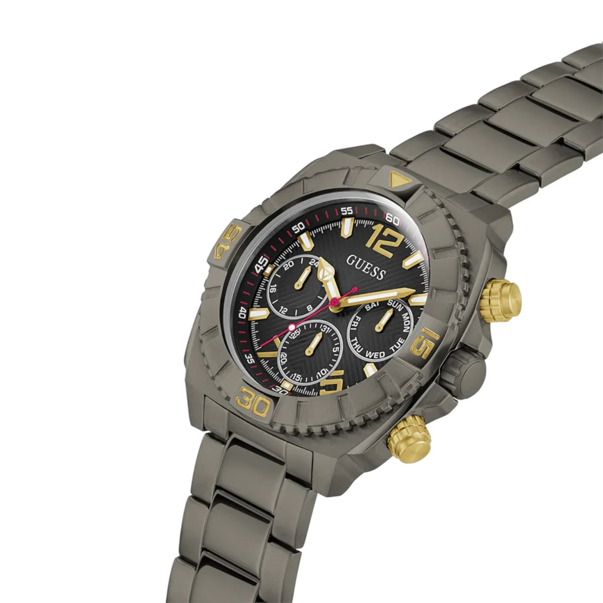 Guess Traction GW0800G2 Gunmetal Stainless Steel Multifunction Men's Watch