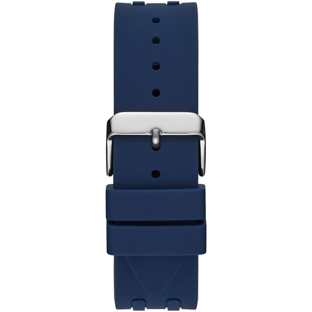 Guess Octane W1047G2 Men's Blue Bezel Grey Dial Rubber Watch