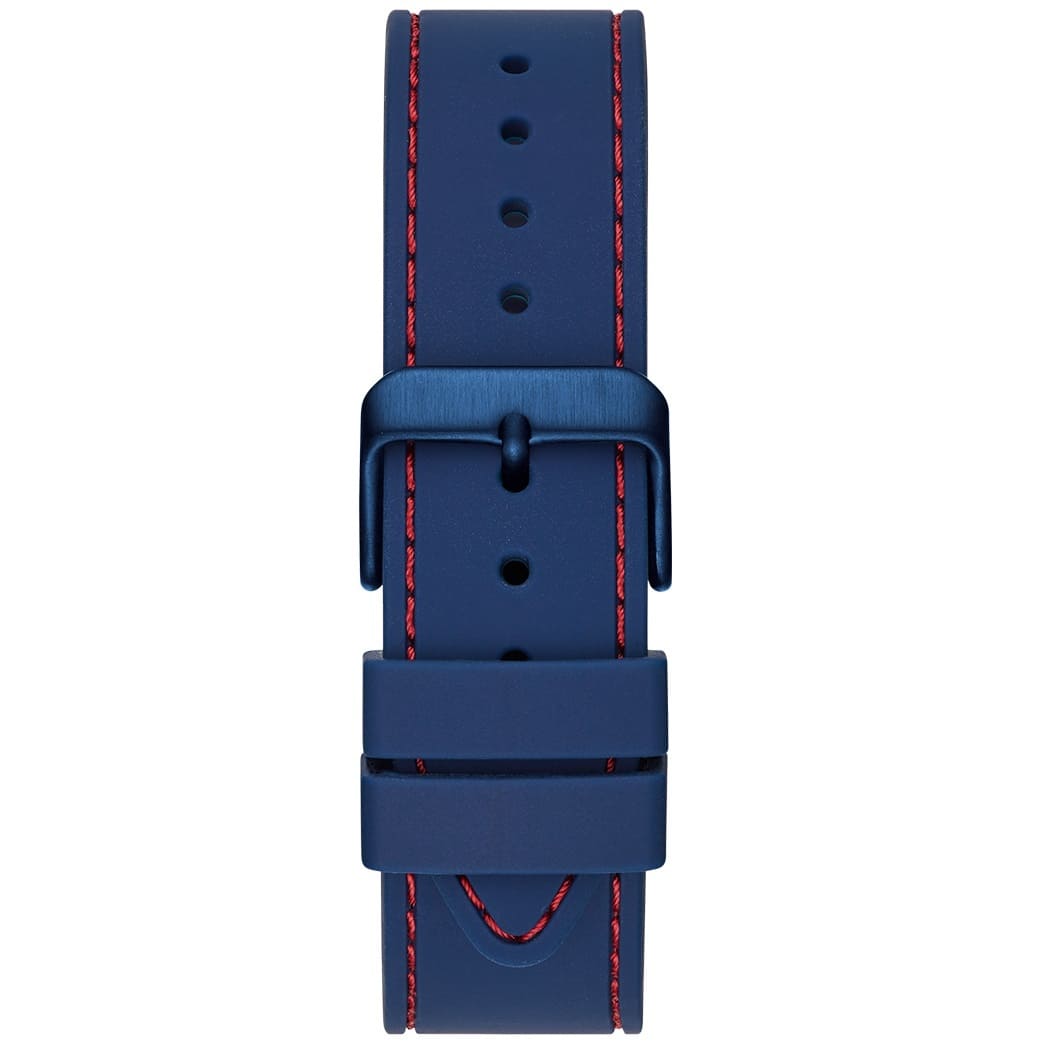 Guess Odyssey W1108G1 Men's Blue IP Case Pepsi Bezel Watch