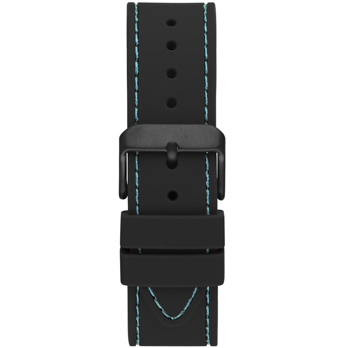 Guess Odyssey W1108G5 Men's Black Case Blue Accents Rubber Watch
