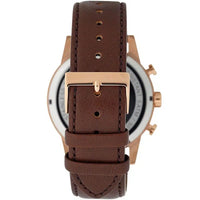 Hugo Boss Navigator 1513496 Men's Rose Gold Watch with Grey Dial & Brown Leather Strap