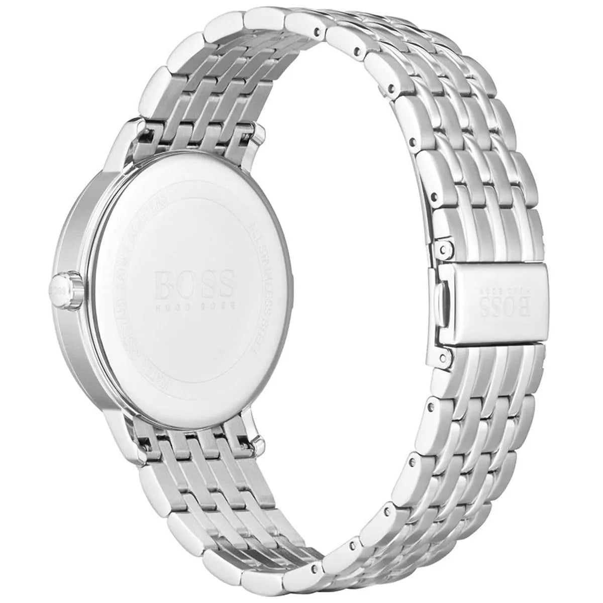 Hugo Boss Corporal 1513642 Small Seconds Blue Dial Men's Silver Watch