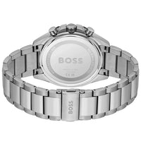 Hugo Boss Cloud 1514015 Men's Silver Steel Watch with Navy Dial & Black Bezel