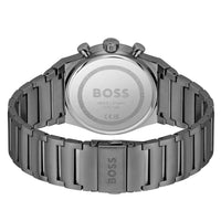Hugo Boss Candor 1514223 Men's Grey Steel Watch with Blue Dial