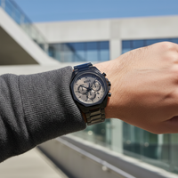 Hugo Boss Cloud 1514016 Grey IP Geometric Chronograph Men's Watch