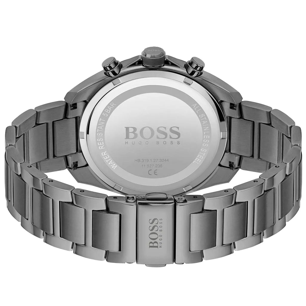 Hugo Boss Distinct 1513858 Grey IP Honeycomb Dial Chronograph Men's Watch